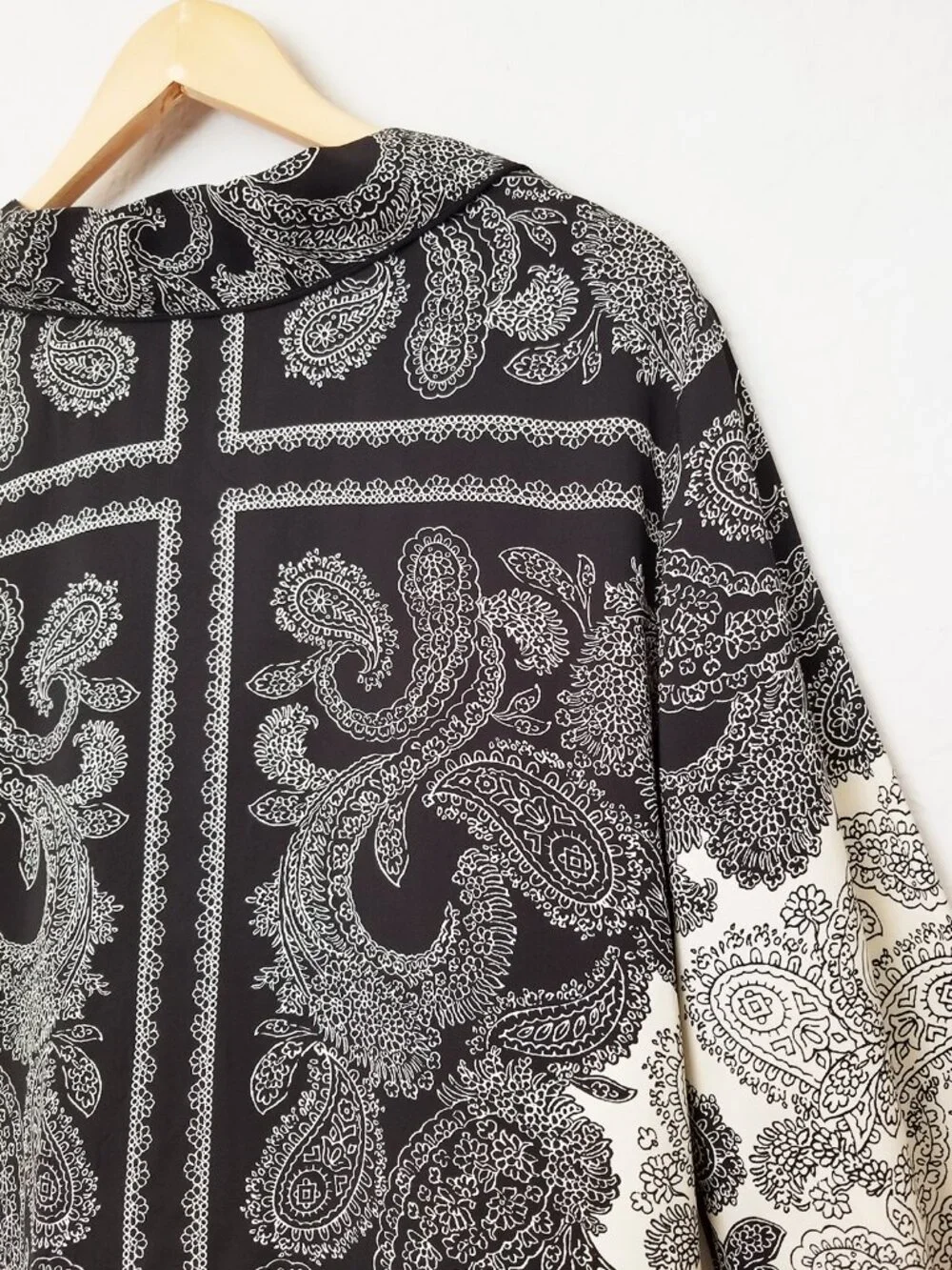 NEW J.CREW Drapey Camp-Collar Shirt M Paisley Scarf Bandana Satin CP645 $145 NWT